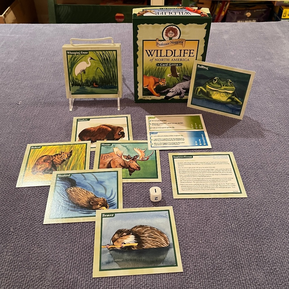 Wildlife of North America Card Game-Professor Noggin's